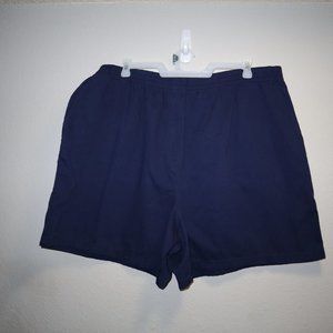 Navy Pants w/ Elastic Waist 3X